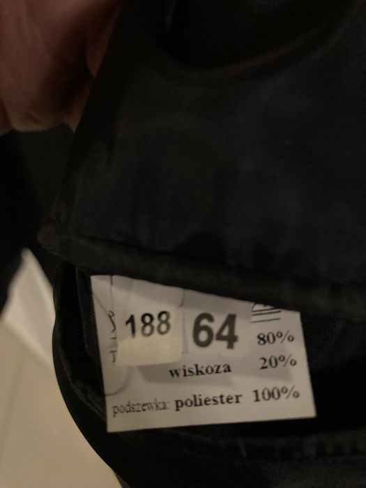 Garnitur granatowy rozm xxl