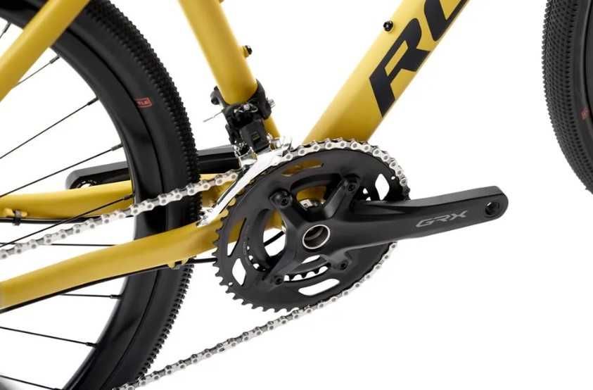 Rower gravel Romet Aspre 2 Grx 48,52,54cm Krk 
żółto-czarny, beżowy