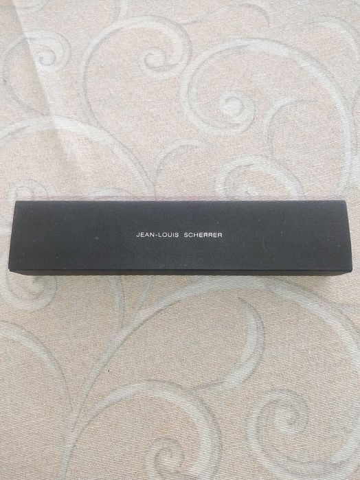 Caneta Jean-Louis Scherrer Rollerball – Nova c/ Caixa, Preto, prateado