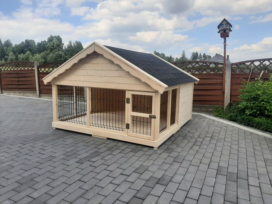 Kojec dla psa drewniany