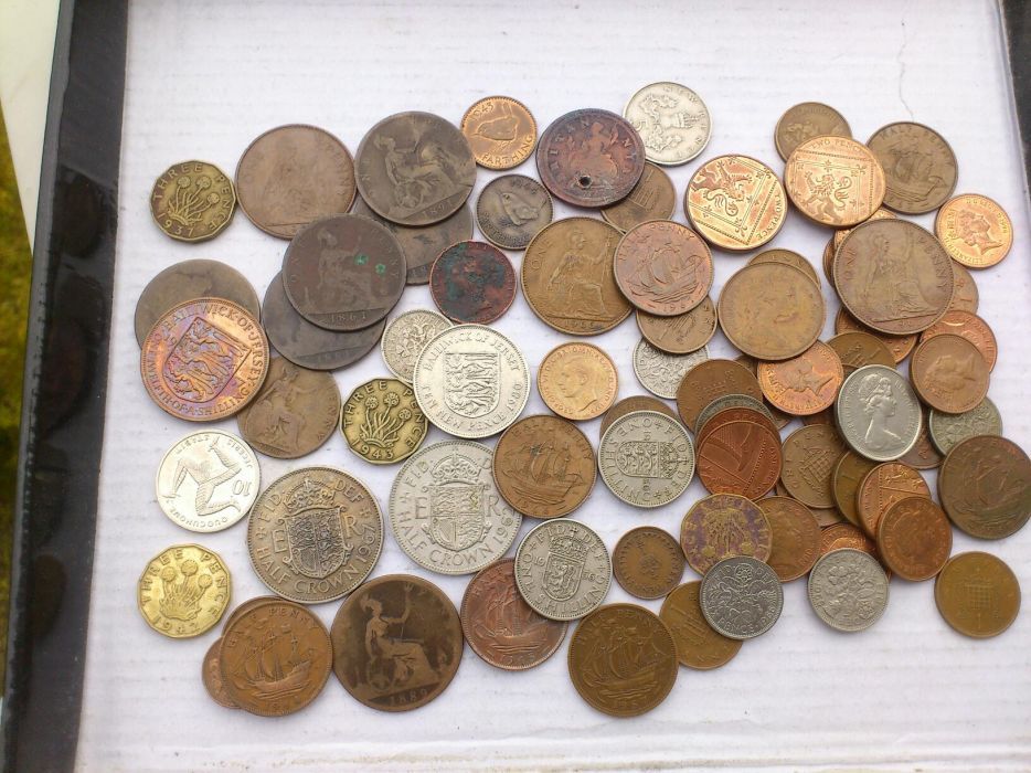 Монеты Франция,Италия,Англия,Испания,Дания,Швеция
