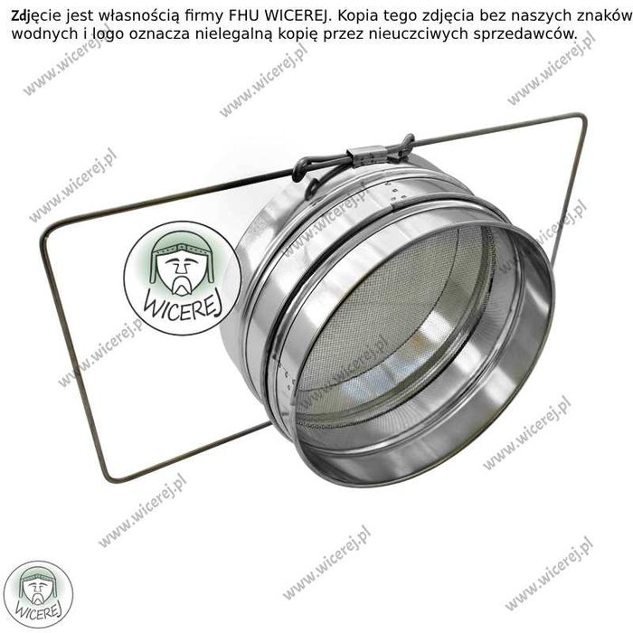 Sito do miodu płaskie podwójne śr.20cm filtr do miodu cedzidło na miód