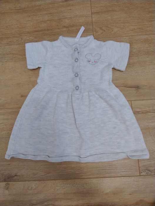 Sweterkowa sukienka Coccodrillo rozmiar 68