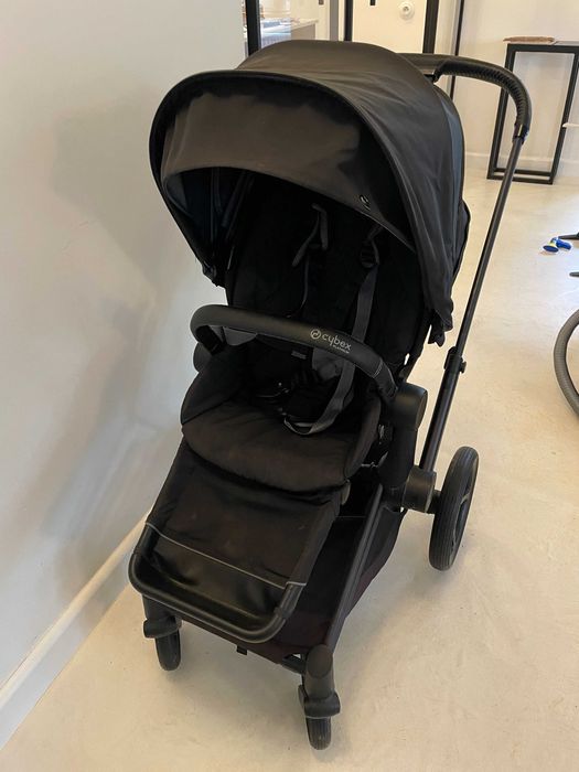 wózek cybex priam 2.0 z gondolą i siedziskiem spacerowym black matt