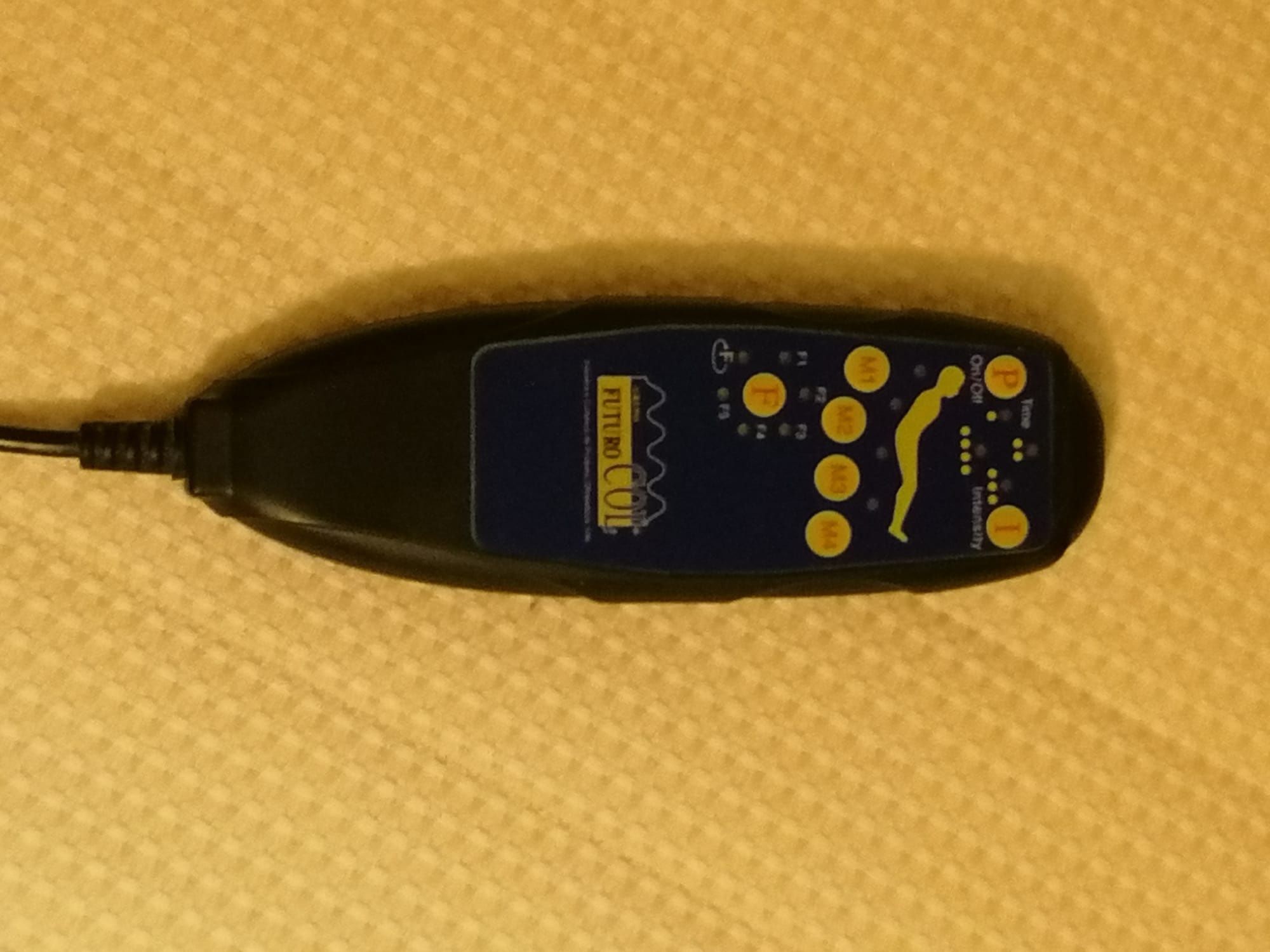 Colchão de massagem com comandos
