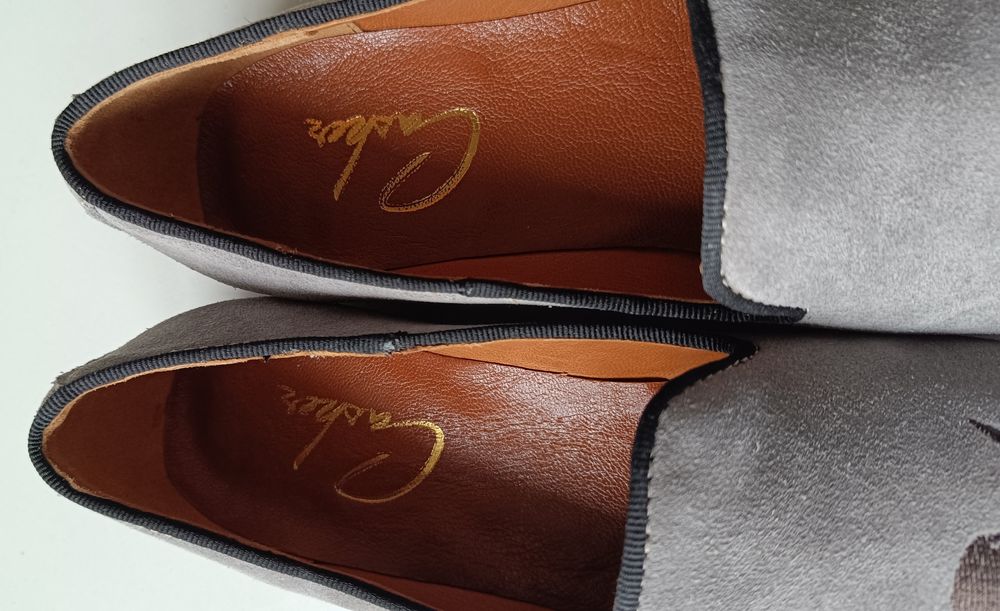 Чоловічі замшеві лофери, розмір 42-43