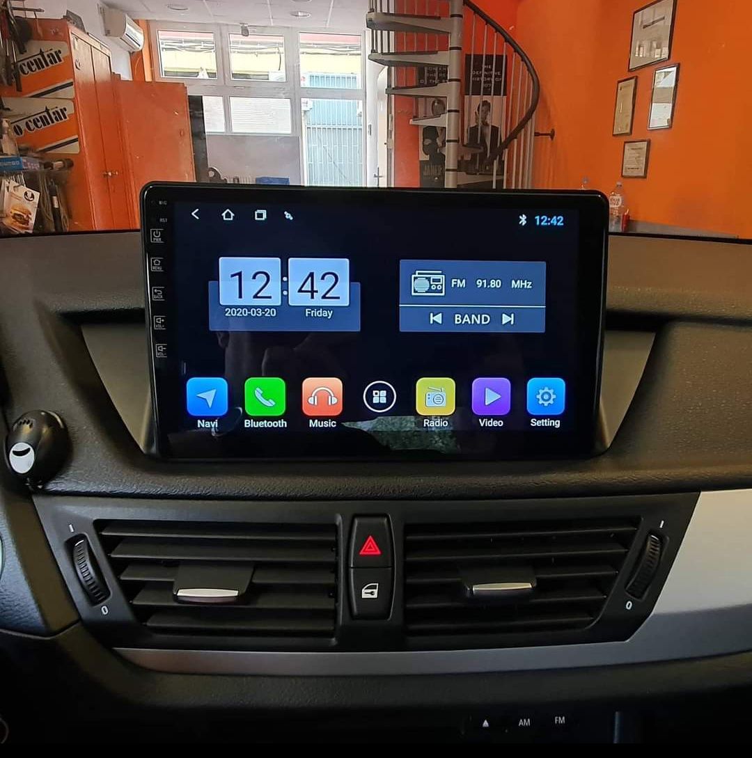 Rádio Android 12 com GPS BMW X1 E84 (Novo)