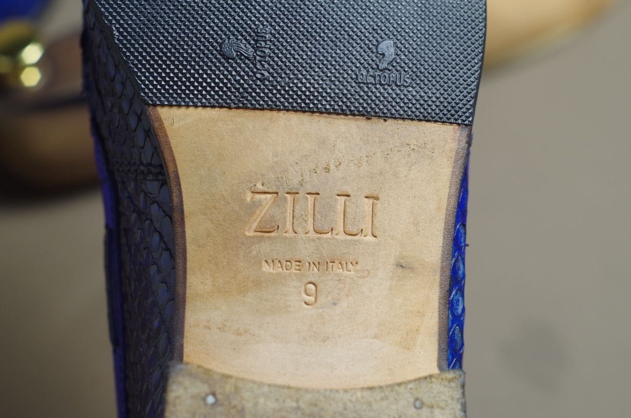 Zilli Питон Мокасины Лоферы Оригинал 44р ( 28,5см )