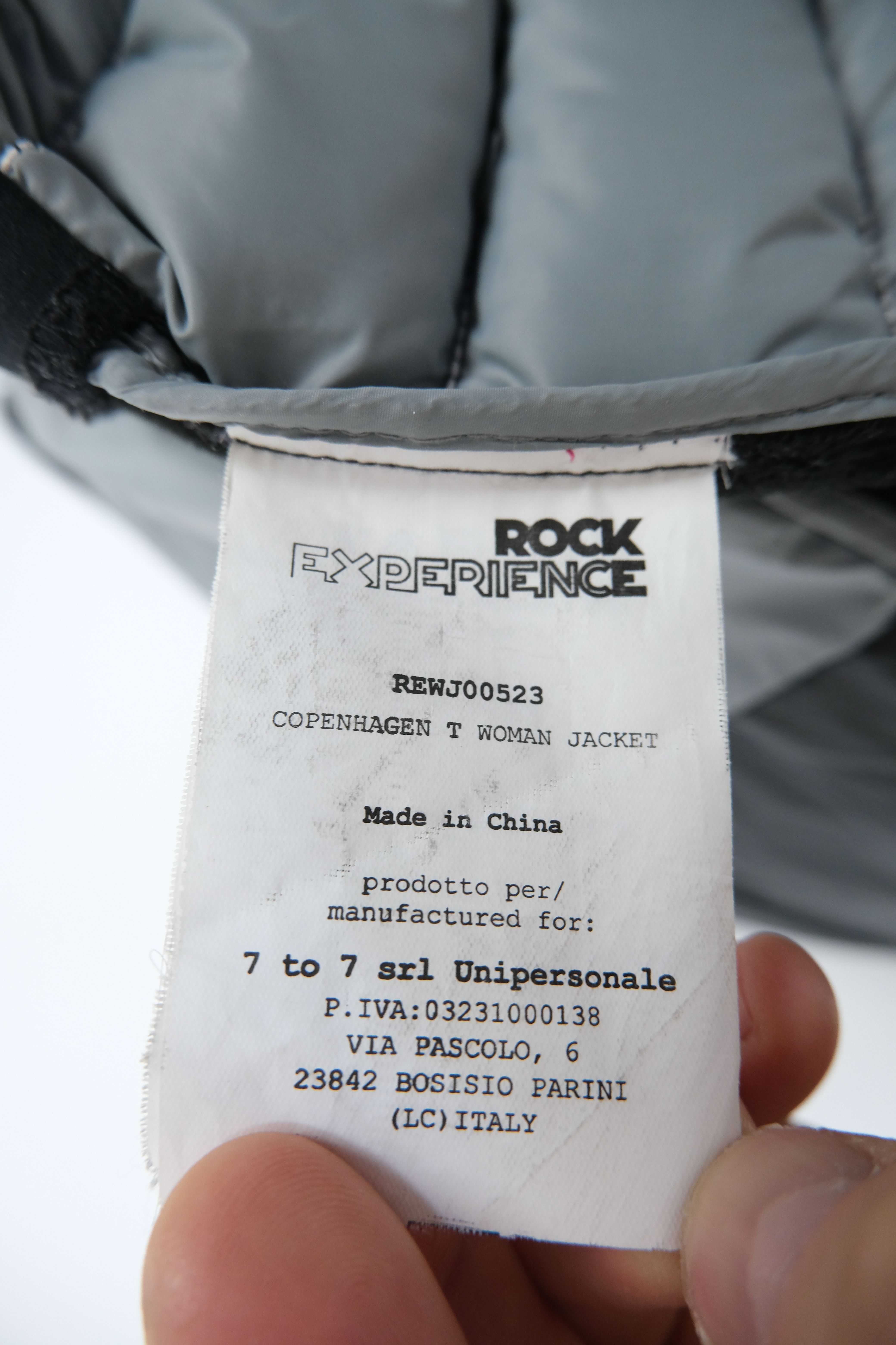 Rock Experience hybryda puchowa pikowana damska kurtka r XL