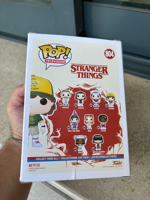 Funko POP Television Stranger Things 804 "Dustin" - Novo, Selado