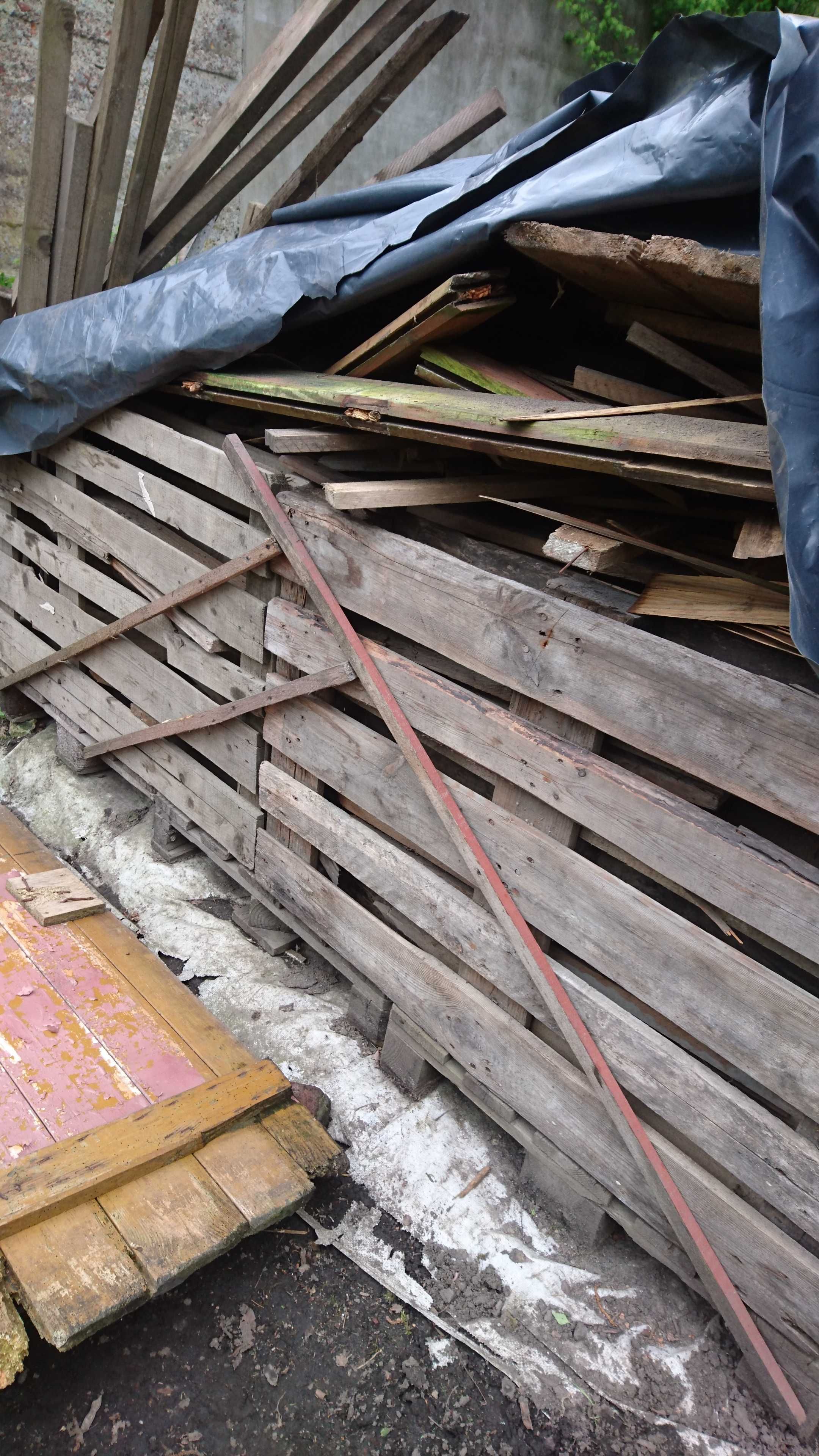 pilnie drewno opałowe, deski z budowy  tanio