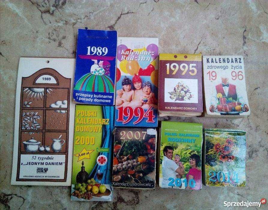 Kartki z kalendarza 2000, 2007, 2010, 2014