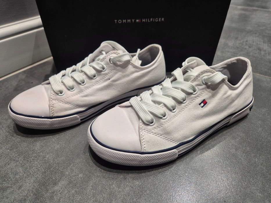 Trampki Tommy Hilfiger Low Cut damskie białe roz. 35