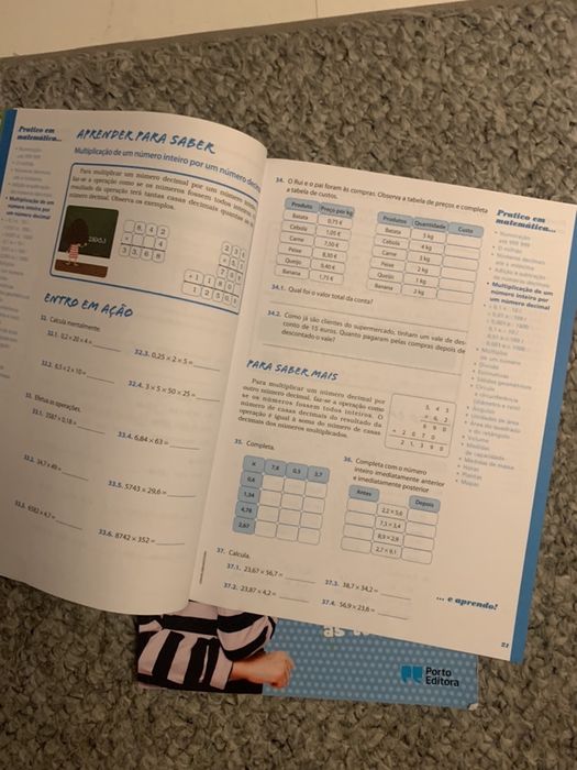 2 livros de apoio escolar - 4.º ano