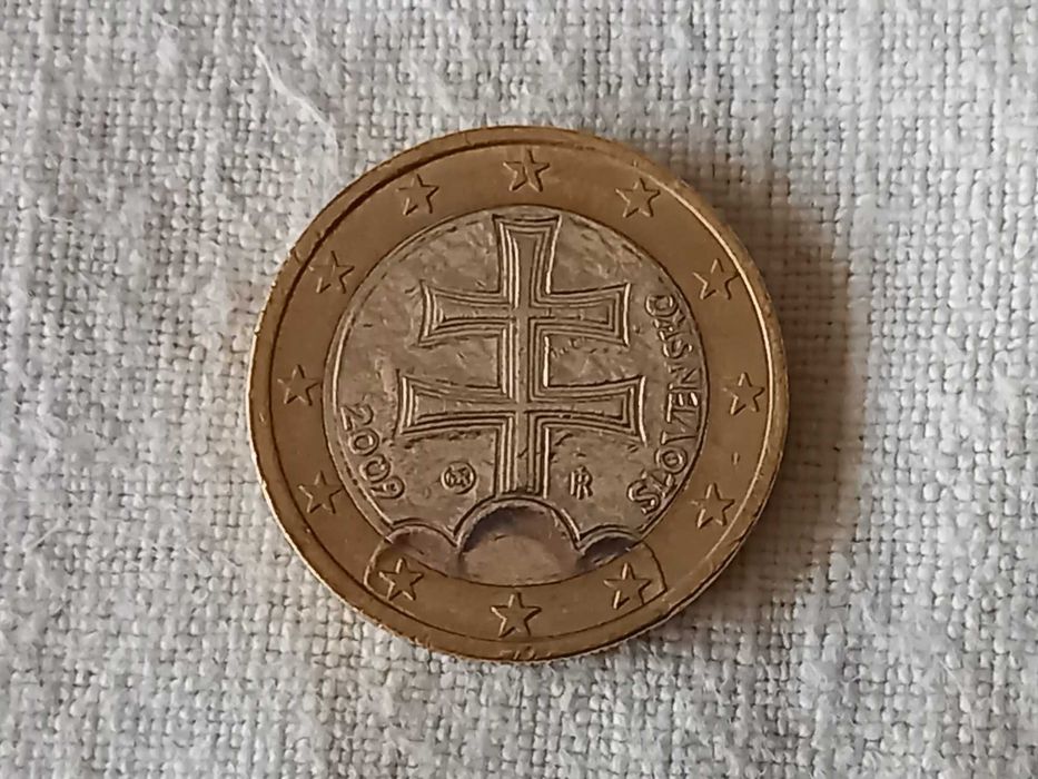 (PORTES GRÁTIS) Moeda de Colecionador: Um Euro da Eslováquia 2009