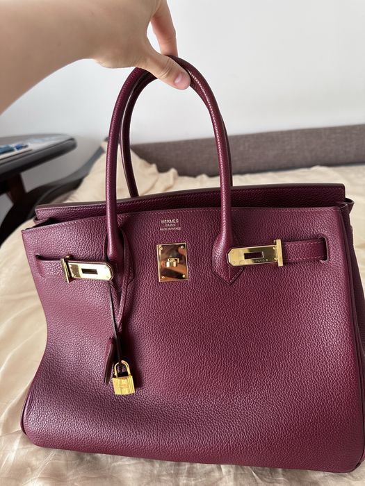 Hermes Birkin 35 Epsom rouge berlin gold 1:1