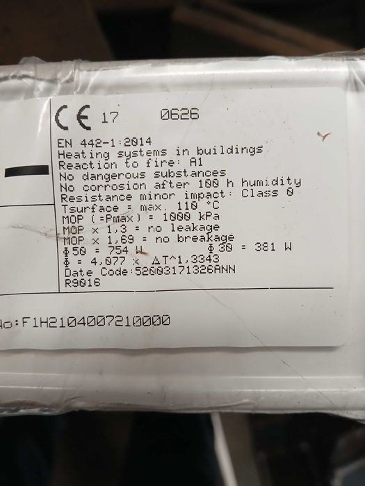 Nowe grzejniki Cosmo 40x80