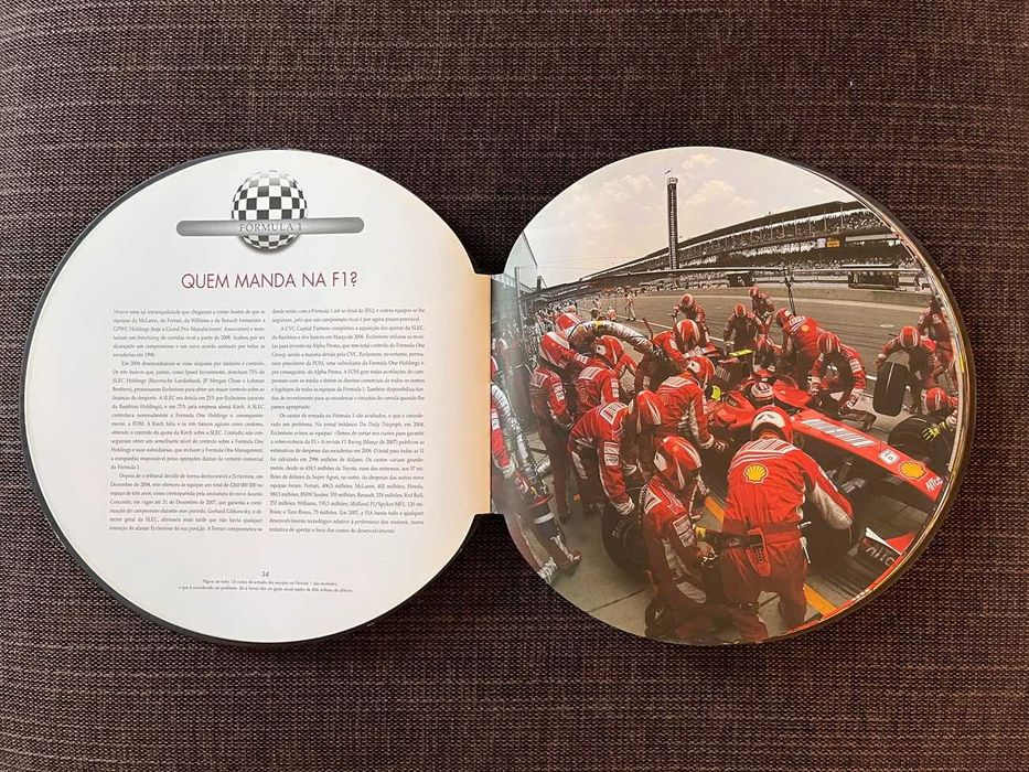 Livro “Fórmula 1” (Capa danificada)
