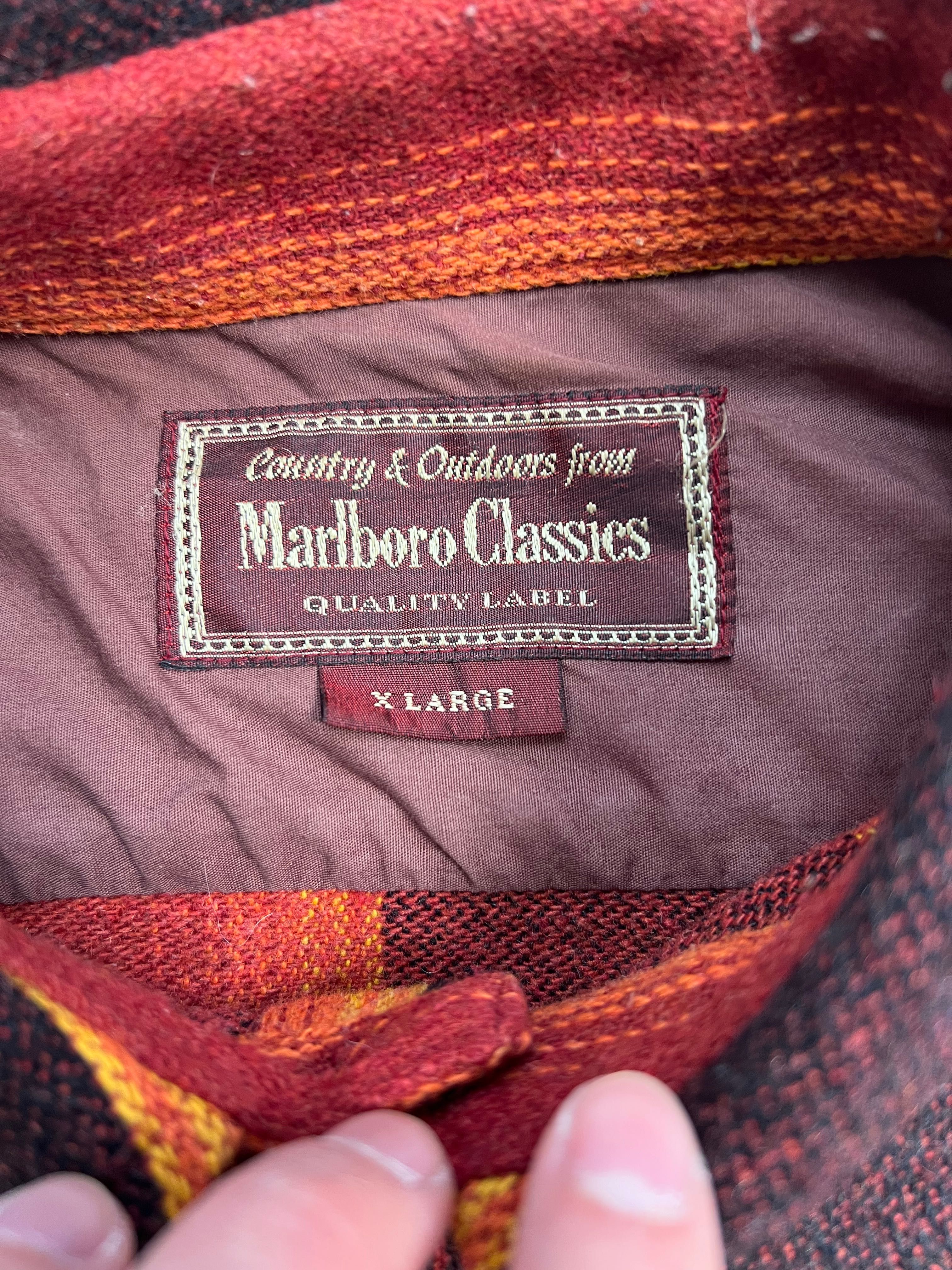 Rare Koszula Marlboro Classics vintage 90’s multi color