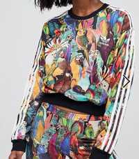 Adidas  PASSAREDO SWEAT bluza w papugi, pawie, ary