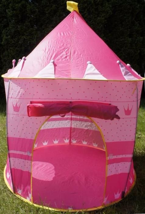 Namiot Dziecięcy Pałacyk dla Księżniczki / Księcia - Różowy Niebieski