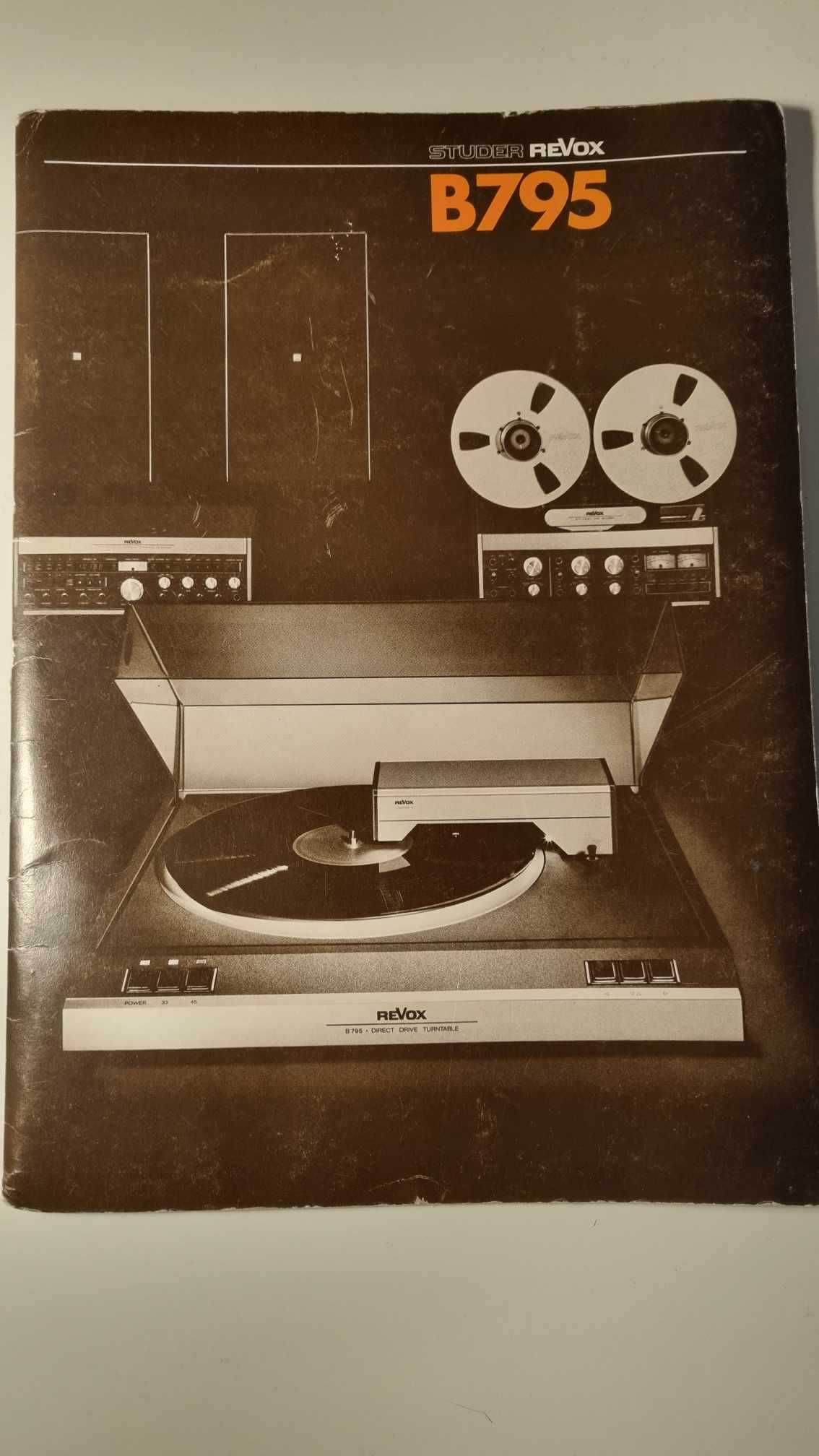 Revox B-795 – Gramofon Linear-Tracking High-End