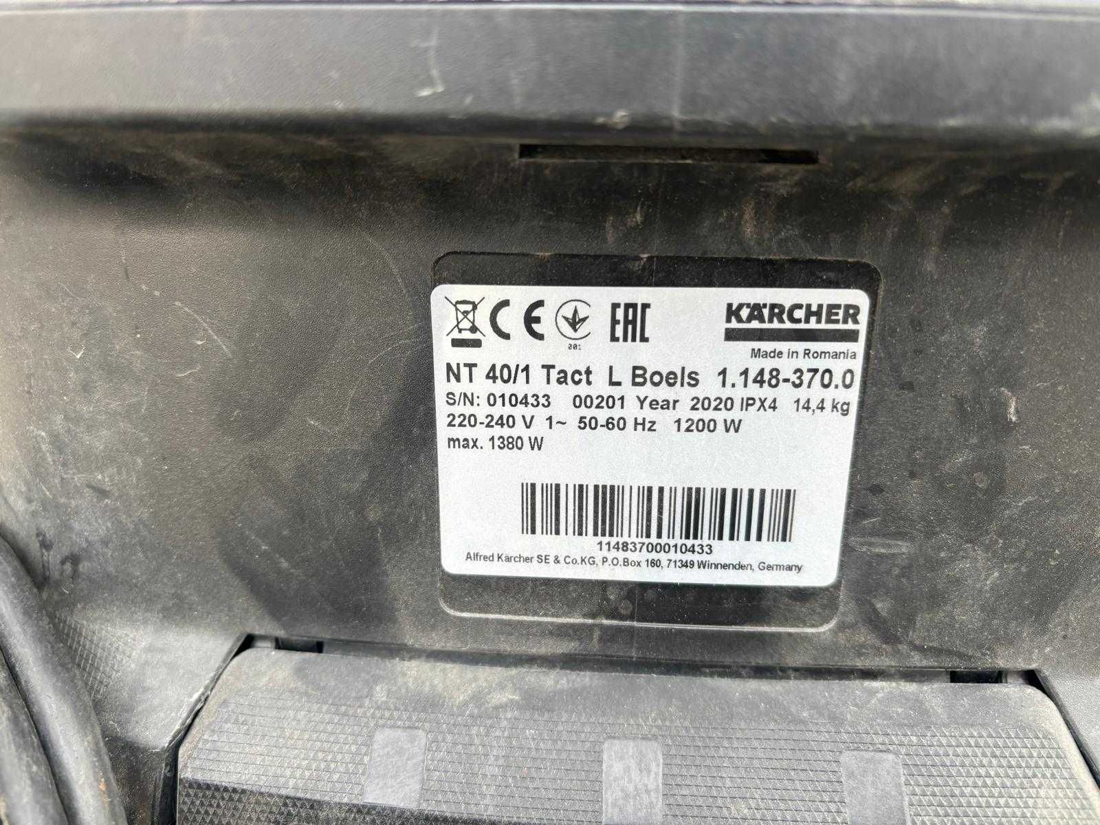 Odkurzacz przemysłowy Karcher NT 40/1 Tact L