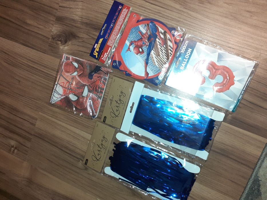 Balony Spiderman na 3 urodziny