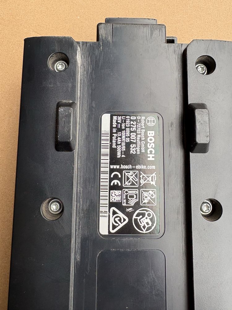 Bateria Bosch PowerPack 500Wh bagażnikowa sprawna