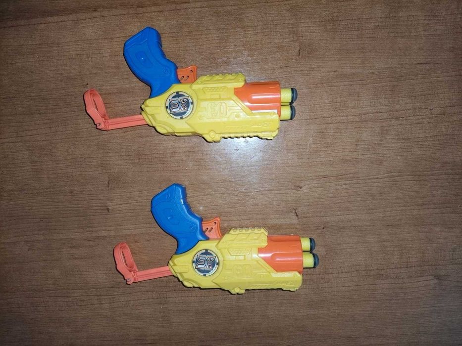 Pistolas Nerf balas de esponja, já vem com balas, pouco usadas