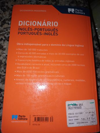 Dicionário inglês-português e português-inglês