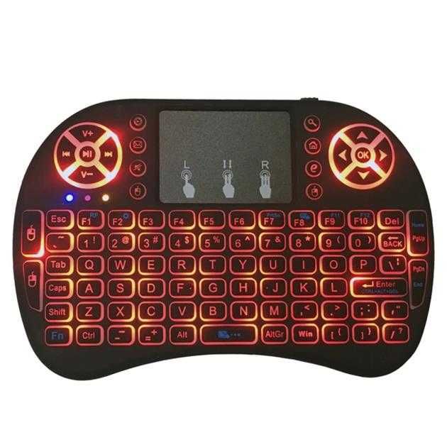 Airmouse - Mini Teclado sem fios - Teclado iluminado a bateria