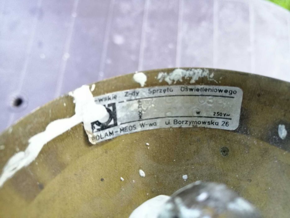 Żyrandol Księstwo Warszawskie ,6 punktów świetlnych, brąz