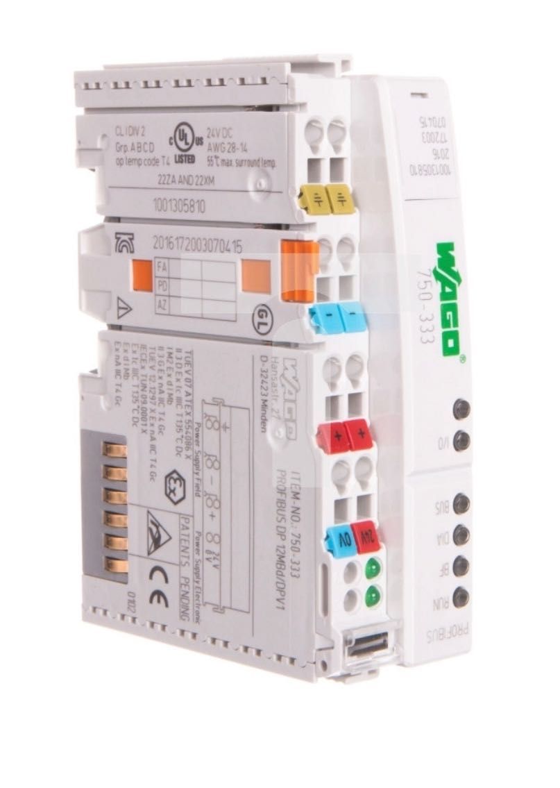 Nowy Wago 750-333 profibus DP Interfejs Sieciowy