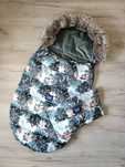 Śpiworek La Millou Aspen Winterproof Stroller Bag Uni-Papagayo & Khaki