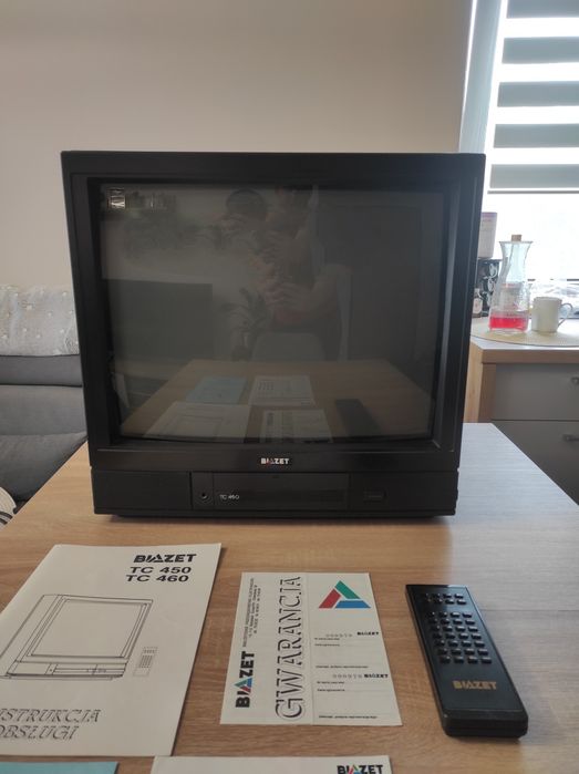 Telewizor BIAZET TC460 z dokumentami, unitra biazet