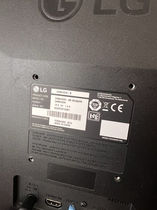 monitor LG 24MK430H-B 23.8"