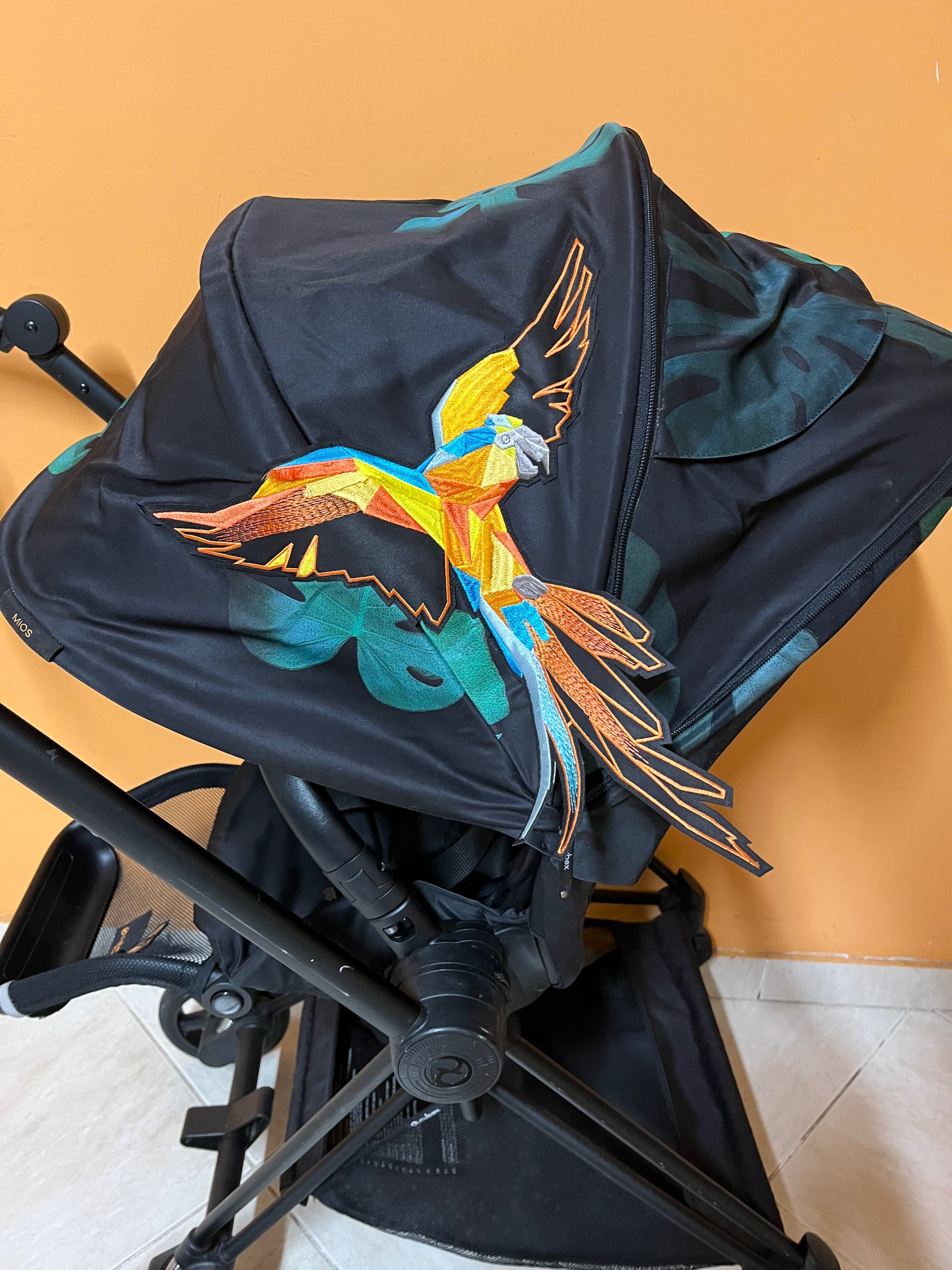 Carrinho cybex edição limitada birds of paradise