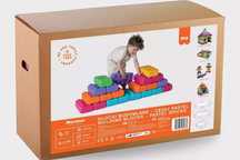Klocki Budowlane Cegły 33El Pastel