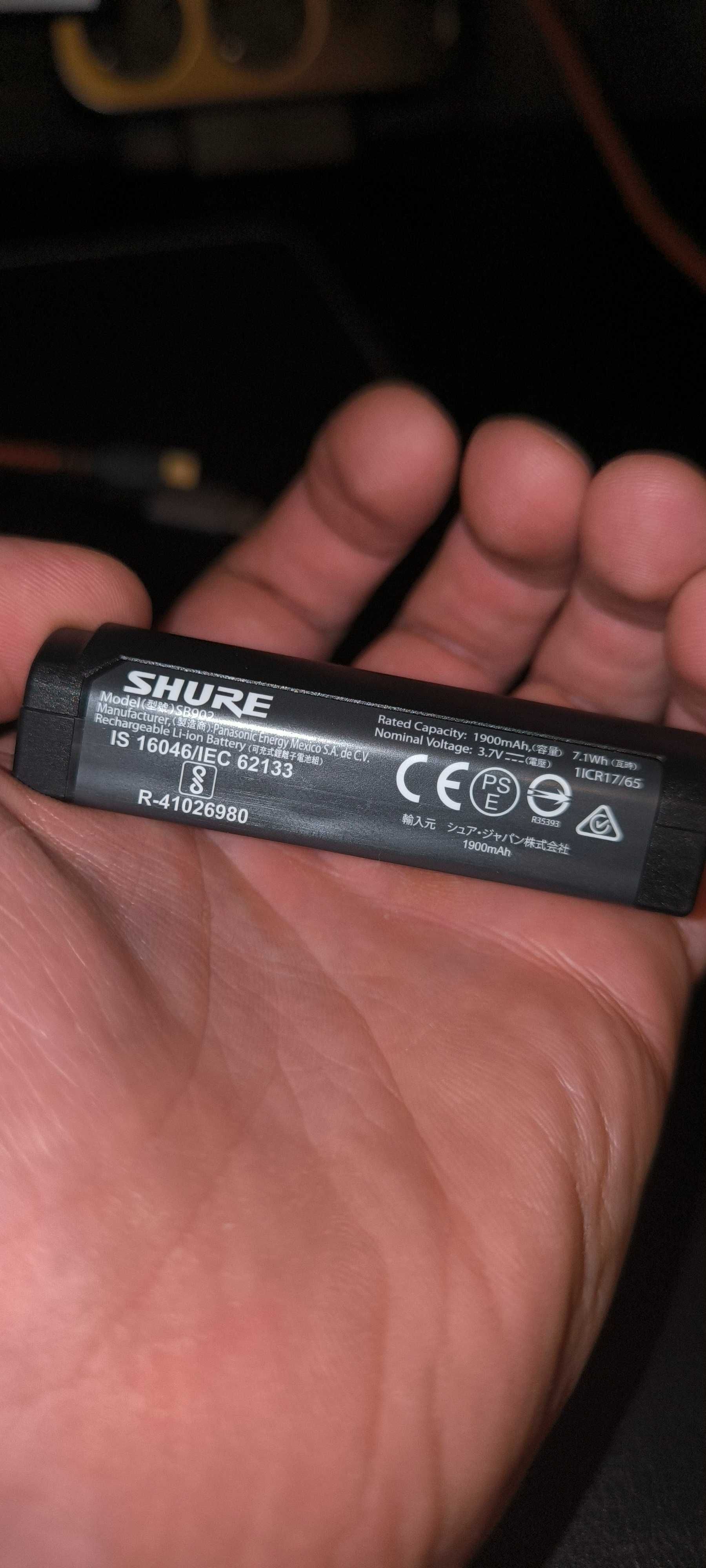 Shure SB902 bateria microfones/ sistemas wireless