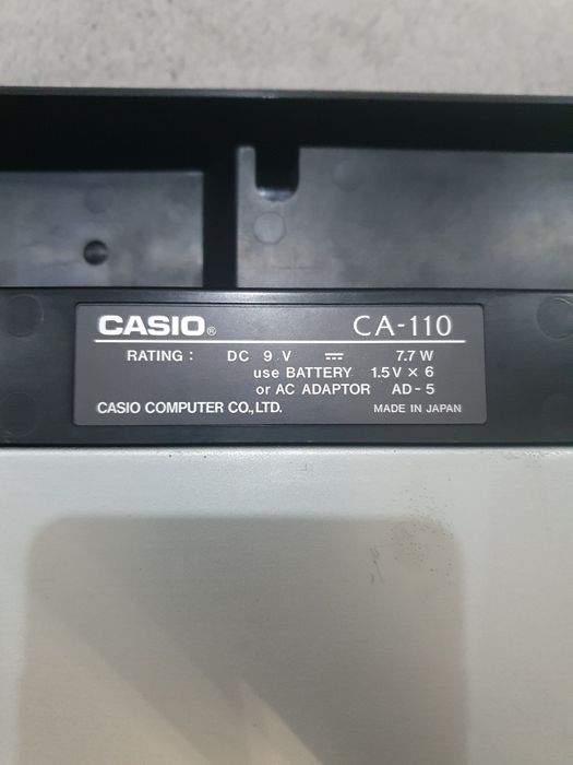 Keyboard CASIO CA-110 , ORGANY
