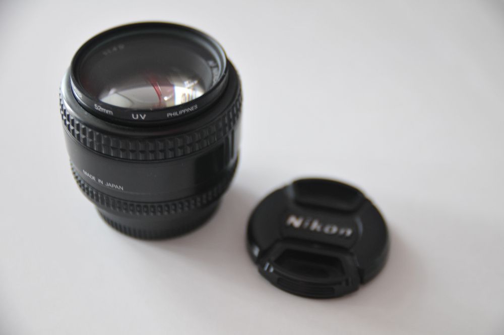 Nikon AF Nikkor 50mm 1.4 D. Made in Japan.