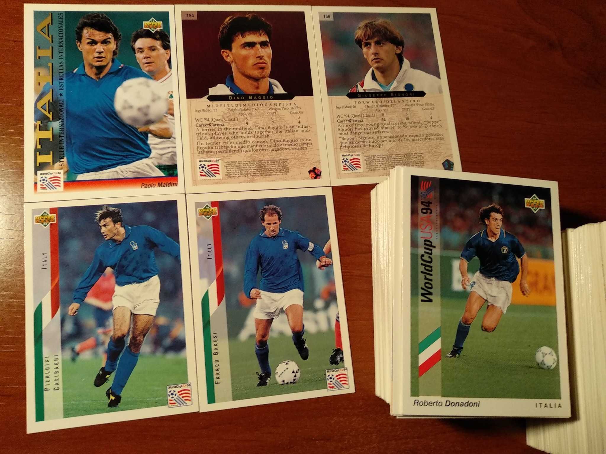 Upper Deck Cartas Futebol 1993/1994 Soccer Trading Cards World Cup USA