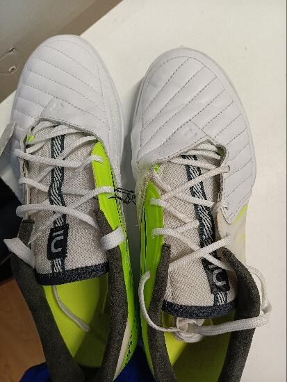 Sapatilhas de Futsal Ginka Pro Branco/Amarelo