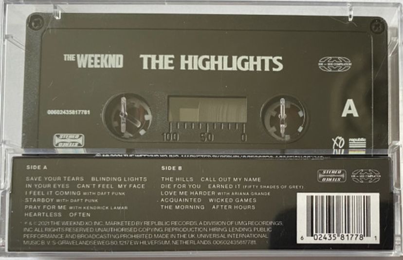 The Weeknd - The Highlights Cassete