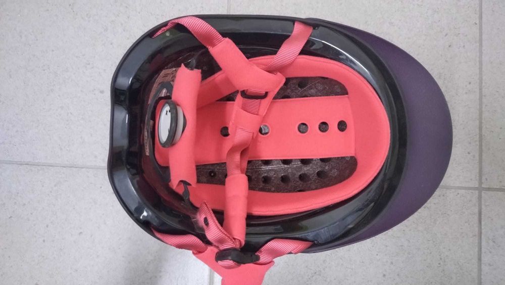 Kask jeździecki dziecięcy 52-55cm