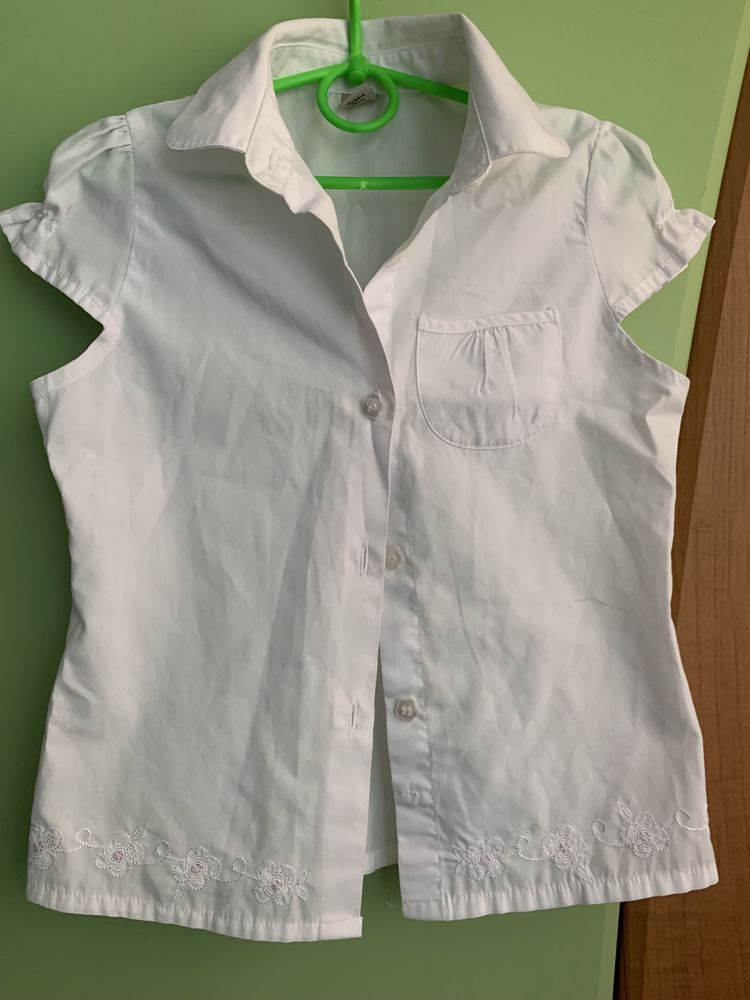 Белая блуза, блузка, рубашка