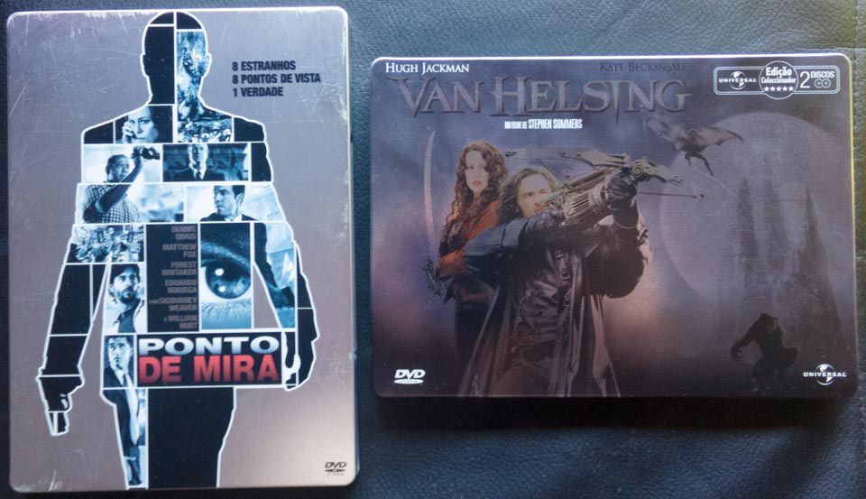 Vários filmes DVD Digipak Steelbook
