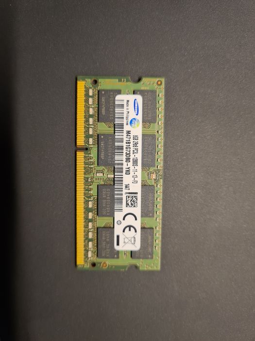 Pamięć RAM 8GB PC3L DDR3L SO-DIMM 12800S 1600MHz 1,35V do laptopa GW