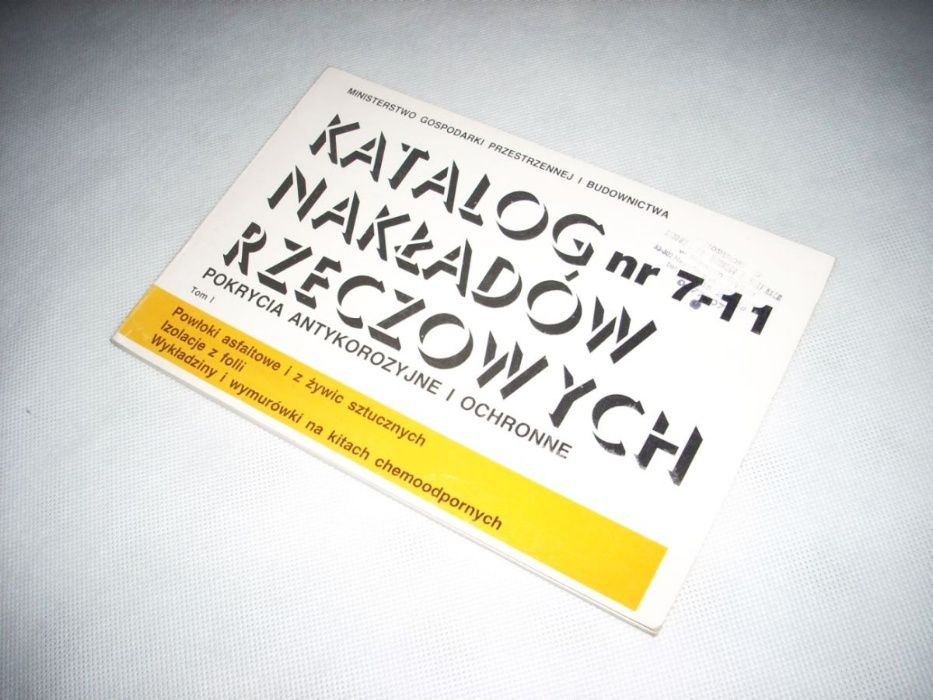 KNR 7-11 Pokrycia antykorozyjne i ochronne Tom I